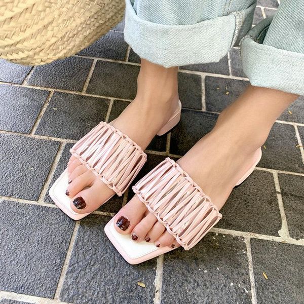 sianie tianie ins popular chic open toe genuine leather insole low chunky heels sandals women slides slippers mules big size 43, Black
sianie tianie ins popular chic open toe genuine leather insole low chunky heels sandals women slides slippers mules big size 43, Black