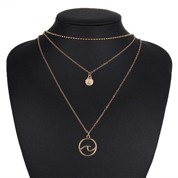 pendant necklaces kinfolk 2021 gold scallop shell for women boho vintage wave multilayer long necklace fashion jewelr, Silver
pendant necklaces kinfolk 2021 gold scallop shell for women boho vintage wave multilayer long necklace fashion jewelr, Silver