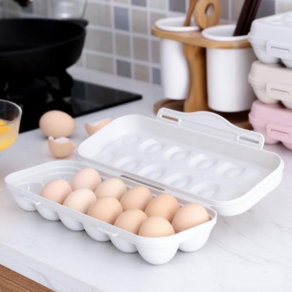 egg storage box stackable plstic egg holder grids storage organizer with snap cap organizer home kitchen accessory
egg storage box stackable plstic egg holder grids storage organizer with snap cap organizer home kitchen accessory