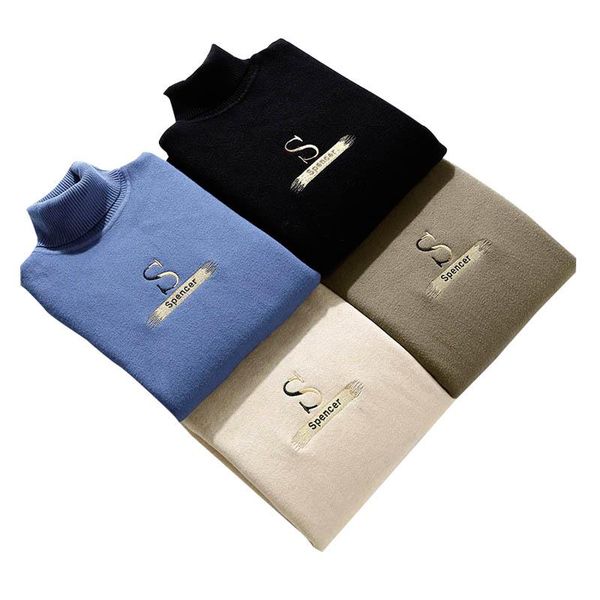 men's sweaters fashion 2021 autumn winter warm turtleneck sweater casual comfortable pullovers thick knitwear male, White;black
men's sweaters fashion 2021 autumn winter warm turtleneck sweater casual comfortable pullovers thick knitwear male, White;black