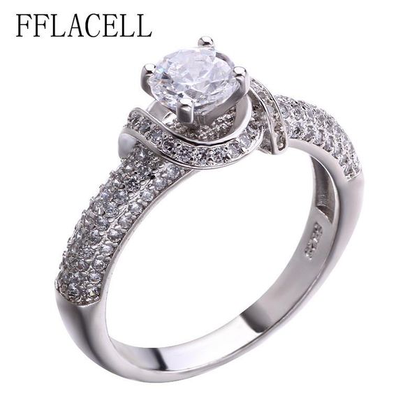 wedding rings fflacell fashion vintage luxury platinum plated rose petals inlaid zircon ring female party engagement accessories, Slivery;golden
wedding rings fflacell fashion vintage luxury platinum plated rose petals inlaid zircon ring female party engagement accessories, Slivery;golden