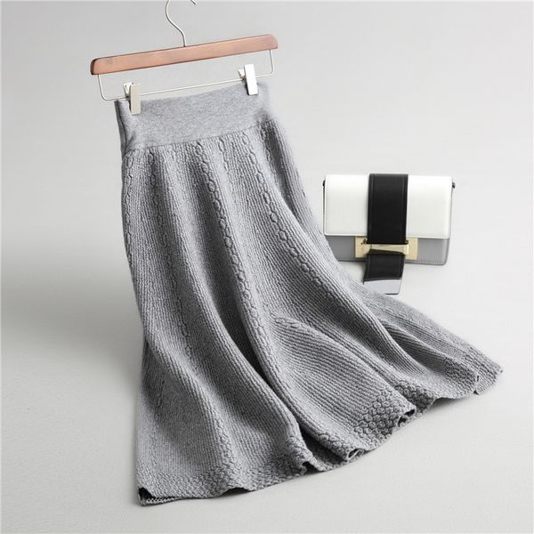 new 2021 a-line autumn winter knitted flower elastic high waist women long female warm ladies midi skirt saia xj46, Black
new 2021 a-line autumn winter knitted flower elastic high waist women long female warm ladies midi skirt saia xj46, Black