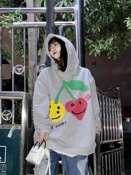 22ss cherry smile foam print 100% cotton eu size cpfm hoodies men women high street autumn winter alternative clothing, Black
22ss cherry smile foam print 100% cotton eu size cpfm hoodies men women high street autumn winter alternative clothing, Black