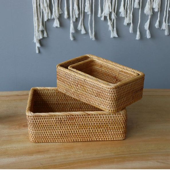 storage baskets rattan wicker hand-woven basket rectangular fruit tea snack cosmetic picnic box kitchen home supplies s m l size
storage baskets rattan wicker hand-woven basket rectangular fruit tea snack cosmetic picnic box kitchen home supplies s m l size