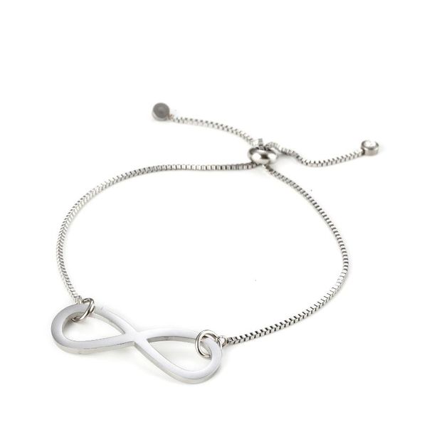 charm bracelets fashion women bracelet jewelry infinity number 8 stainless steel simple female 10pcs, Golden;silver
charm bracelets fashion women bracelet jewelry infinity number 8 stainless steel simple female 10pcs, Golden;silver