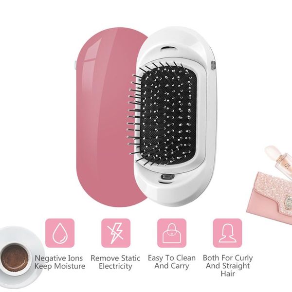 electric hair brushes 2.0 fashionic mini straightener protable negative ion comb anti-static massage straightening ionic brush
electric hair brushes 2.0 fashionic mini straightener protable negative ion comb anti-static massage straightening ionic brush