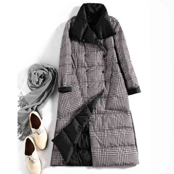 nxy women's down jacket sedutmo winter long womens down jackets ultra light coat thin double sided plaid spring slim puffer jacket ed93, Black
nxy women's down jacket sedutmo winter long womens down jackets ultra light coat thin double sided plaid spring slim puffer jacket ed93, Black