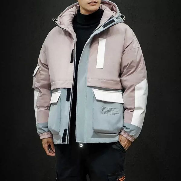 winter thick jacket men warm fashion parka men contrast color casual hooded coat streetwear loose overalls jacket male m-5xl, Black
winter thick jacket men warm fashion parka men contrast color casual hooded coat streetwear loose overalls jacket male m-5xl, Black