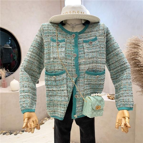 women's knits & tees 2021 autumn winter sweater fashionable elegant short cardigans plaid vintage checkered knitwear outerwear, White
women's knits & tees 2021 autumn winter sweater fashionable elegant short cardigans plaid vintage checkered knitwear outerwear, White