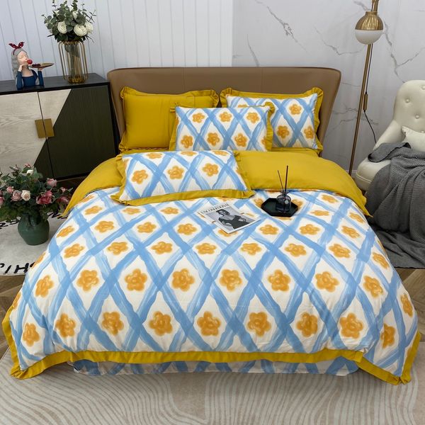 2021 fashion yellow designer bedding set cover boho bed comforters sets cover floral bedding sheet with 2 pillow cases
2021 fashion yellow designer bedding set cover boho bed comforters sets cover floral bedding sheet with 2 pillow cases