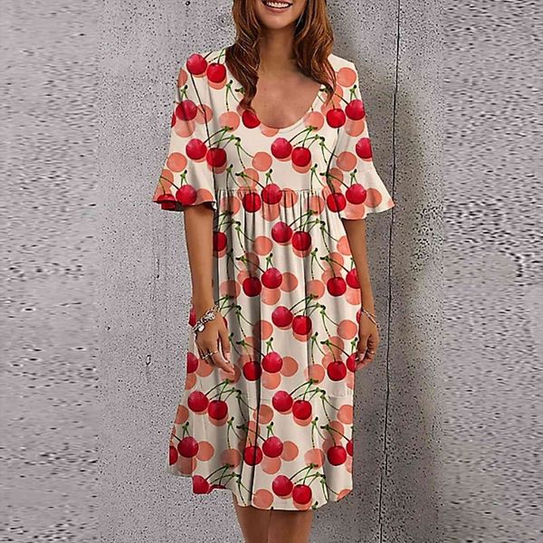 fashion plus size retro womens dress shattered flowers ruffles short sleeve comfy summer vestido de mujer, Black;gray
fashion plus size retro womens dress shattered flowers ruffles short sleeve comfy summer vestido de mujer, Black;gray
