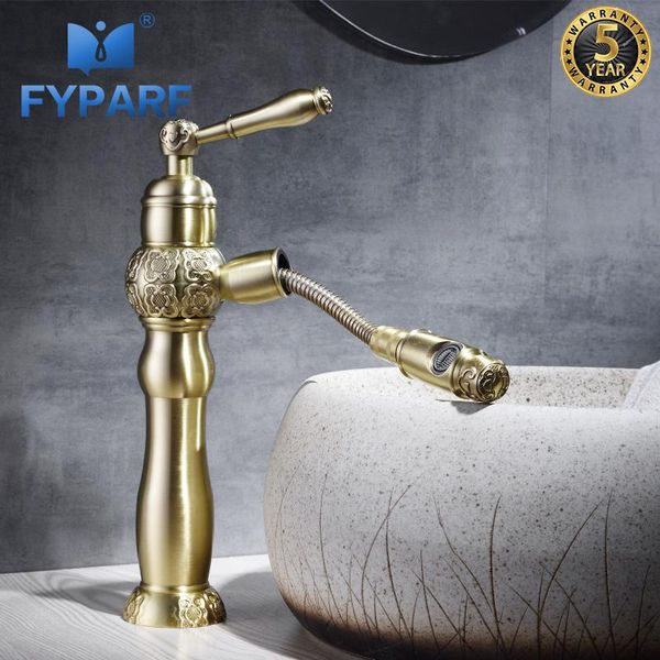bathroom sink faucets fyparf water mixer faucet pull out single handle brass cold and gold basin taps
bathroom sink faucets fyparf water mixer faucet pull out single handle brass cold and gold basin taps