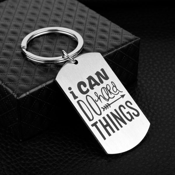 HANCHANG JewelryI can do hard thingsStainless Steel Tag Car Keychain Graduation Inspirational Key Rings For Women Friend Gift
HANCHANG JewelryI can do hard thingsStainless Steel Tag Car Keychain Graduation Inspirational Key Rings For Women Friend Gift