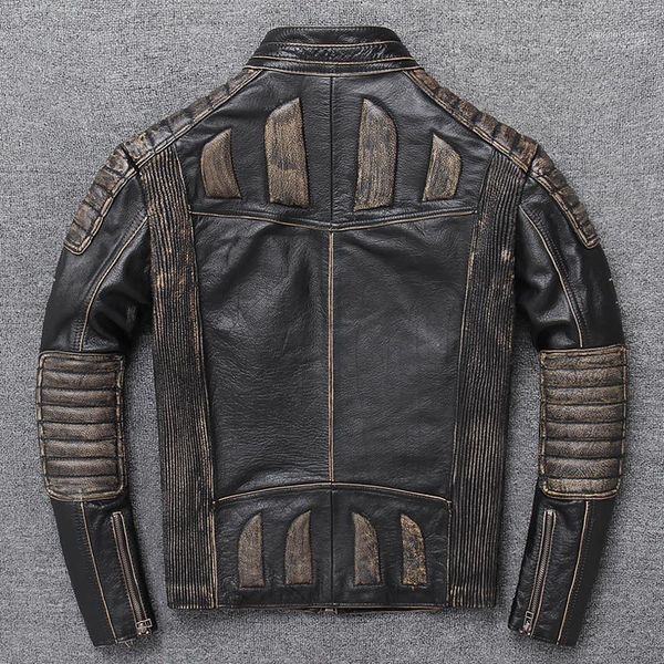 men's leather & faux 2021 retro vintage black men slim fit biker's jacket plus size xxxxxl genuine cowhide motorcycle coat
men's leather & faux 2021 retro vintage black men slim fit biker's jacket plus size xxxxxl genuine cowhide motorcycle coat