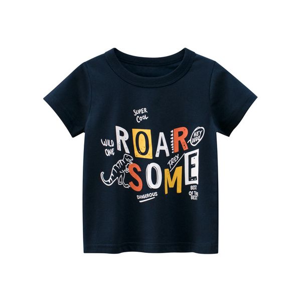 korean clothing boys' 2021 clothes summer new kids wear children's t-shirt short sleeve top, Black;white
korean clothing boys' 2021 clothes summer new kids wear children's t-shirt short sleeve top, Black;white