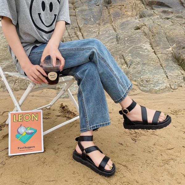 sandals harajuku ulzzang2021 black female students korean version of simple ins tide port style flat summer retro
sandals harajuku ulzzang2021 black female students korean version of simple ins tide port style flat summer retro