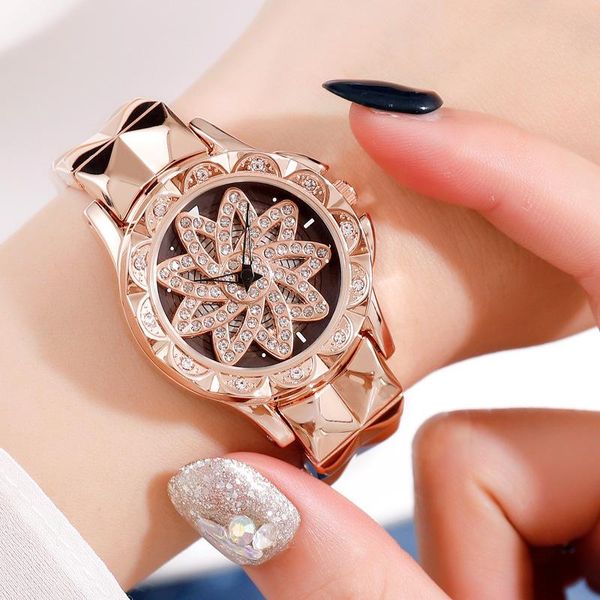 wristwatches bling watch for women different ladies korean-style fashion rotating diamond wristwatch female gift, Slivery;brown
wristwatches bling watch for women different ladies korean-style fashion rotating diamond wristwatch female gift, Slivery;brown