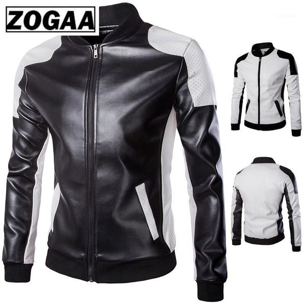 men's jackets zogaa 2021 autumn men's stand collar jacket black white stitching big yard male leather coat high-quality clothes st, Black;brown
men's jackets zogaa 2021 autumn men's stand collar jacket black white stitching big yard male leather coat high-quality clothes st, Black;brown