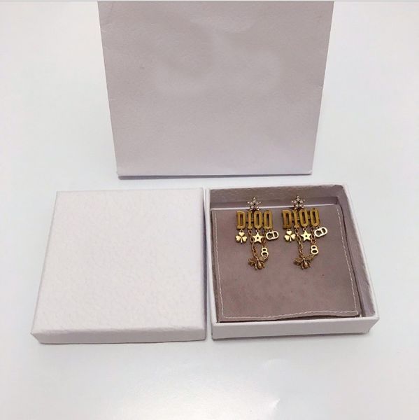 cuff stud earrings d family / di letter star tassel women's net red temperament bronze, Golden
cuff stud earrings d family / di letter star tassel women's net red temperament bronze, Golden