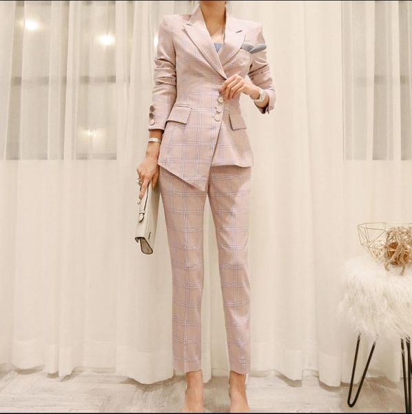 women's suits & blazers 2021 fashion plaid printed women single breasted slim pant blazer jacket and pencil for ol solid, White;black
women's suits & blazers 2021 fashion plaid printed women single breasted slim pant blazer jacket and pencil for ol solid, White;black