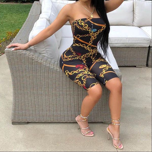 new fashion women chain print jumpsuits female strapless off shoulder rompers playsuits drop shipping good quality, Black;white
new fashion women chain print jumpsuits female strapless off shoulder rompers playsuits drop shipping good quality, Black;white
