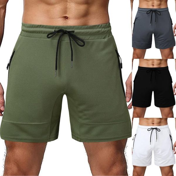 men's shorts summer brand jogging fitness sports tight leisure breathable solid color 5 points pants, White;black
men's shorts summer brand jogging fitness sports tight leisure breathable solid color 5 points pants, White;black