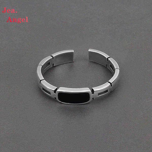 jea.angel new style 925 silver ins design vintage oval black drop glaze open adjustable rings for women man party jewelry gift g1125, Slivery;golden
jea.angel new style 925 silver ins design vintage oval black drop glaze open adjustable rings for women man party jewelry gift g1125, Slivery;golden