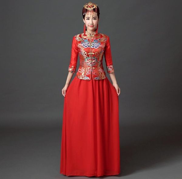 shanghai story traditional chinese wedding dress qipao national costume women dress chinese style cheongsam qipao, Red
shanghai story traditional chinese wedding dress qipao national costume women dress chinese style cheongsam qipao, Red