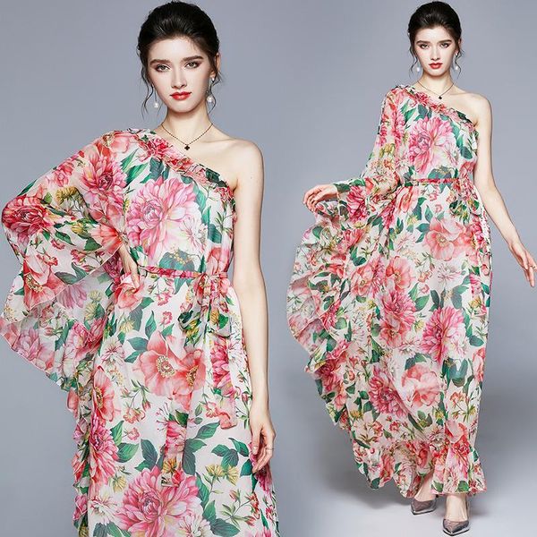 casual dresses 2021 summer holiday loose dress plus size women one shoulder batwing sleeve bohemia charming print ruffles maxi long, Black;gray
casual dresses 2021 summer holiday loose dress plus size women one shoulder batwing sleeve bohemia charming print ruffles maxi long, Black;gray