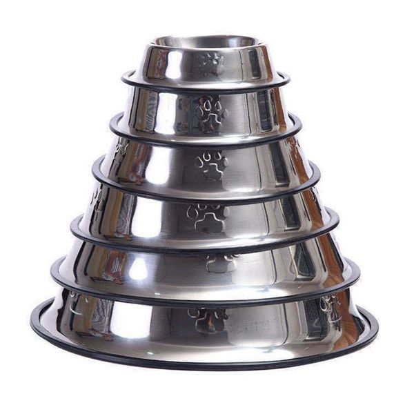 dog cat bowls stainless steel non-slip durable anti-fall dogs feeding bowls pet water bowl for dog cats outdoor feeder dish
dog cat bowls stainless steel non-slip durable anti-fall dogs feeding bowls pet water bowl for dog cats outdoor feeder dish