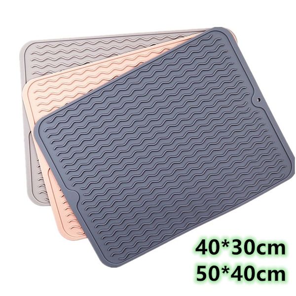 silicone dish mat drying heat resistance non-slip placemat tableware non-stick silicone wavy drain tank pad kitchen accessories
silicone dish mat drying heat resistance non-slip placemat tableware non-stick silicone wavy drain tank pad kitchen accessories