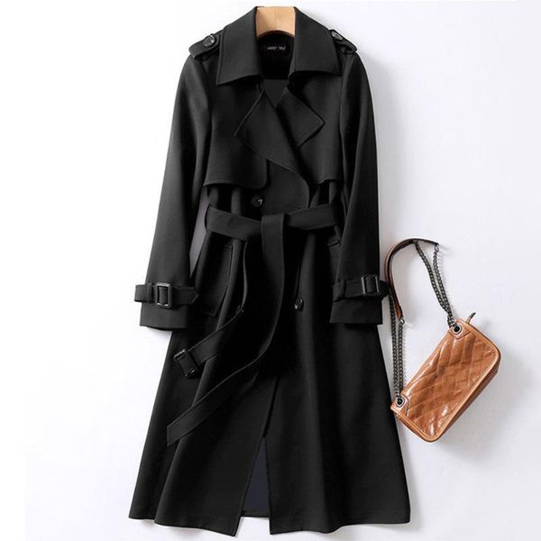 women's trench coats windbreaker long spring and autumn 2021 solid color temperament long-sleeved lapel double-breasted japanese, Tan;black
women's trench coats windbreaker long spring and autumn 2021 solid color temperament long-sleeved lapel double-breasted japanese, Tan;black