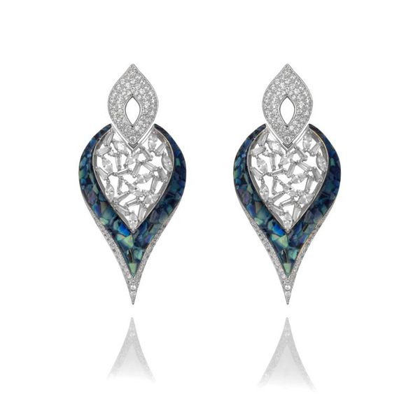 dangle & chandelier tirim drop earrings abalone shell drip oil elegant zircon for women wedding banquet india style fashion, Silver
dangle & chandelier tirim drop earrings abalone shell drip oil elegant zircon for women wedding banquet india style fashion, Silver
