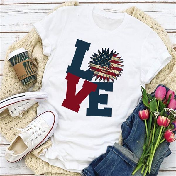 graphic usa flag american women t shirt patriotic love flower summer lady womens clothing clothes tee female, White
graphic usa flag american women t shirt patriotic love flower summer lady womens clothing clothes tee female, White