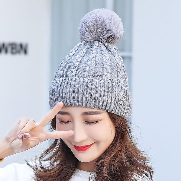 beanie/skull caps women's autumn and winter cute skullies female wool ball warm woolen hat selling solid color beanies#4, Blue;gray
beanie/skull caps women's autumn and winter cute skullies female wool ball warm woolen hat selling solid color beanies#4, Blue;gray
