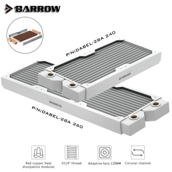 fans & coolings barrow pc mod water cooling diy 28mm thickness copper 240/360mm radiator g1/4 threaded use for 12cm fans,dabel-28a
fans & coolings barrow pc mod water cooling diy 28mm thickness copper 240/360mm radiator g1/4 threaded use for 12cm fans,dabel-28a