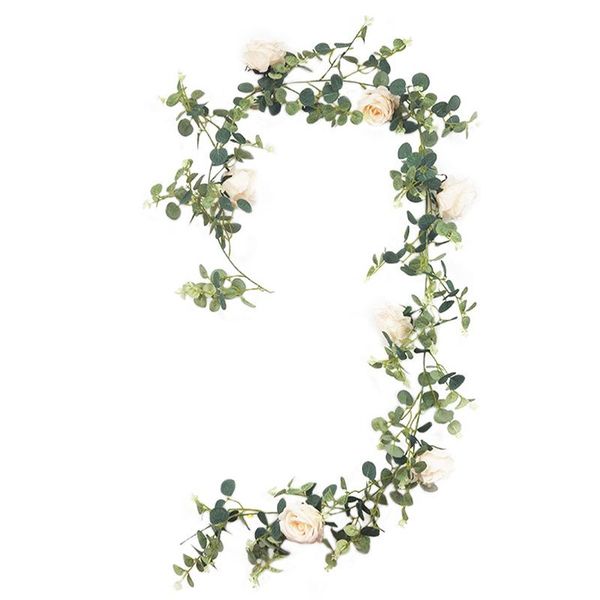 decorative flowers & wreaths 6.4ft craft art hanging artificial eucalyptus garland props romantic 7 heads garden party vine wedding backdrop
decorative flowers & wreaths 6.4ft craft art hanging artificial eucalyptus garland props romantic 7 heads garden party vine wedding backdrop