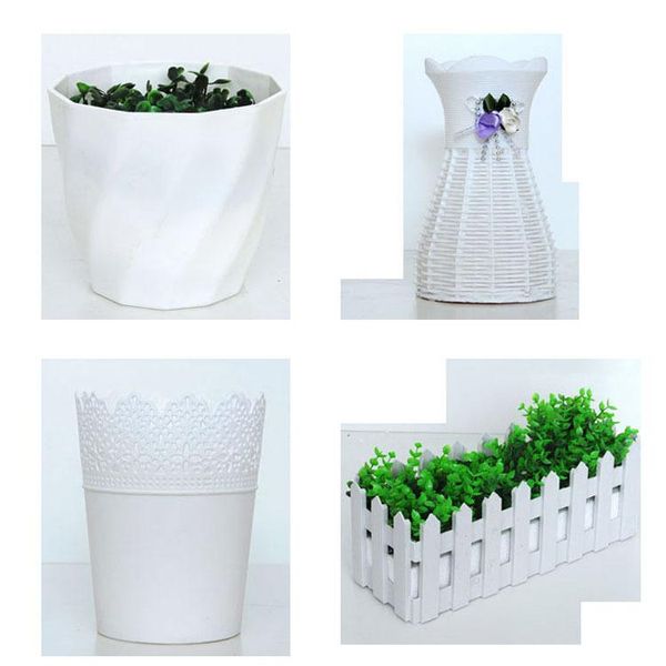 pastoral style anti-corrosive kind flowerpot landscape plastic vase container resin white plastic fence flowerpot
pastoral style anti-corrosive kind flowerpot landscape plastic vase container resin white plastic fence flowerpot