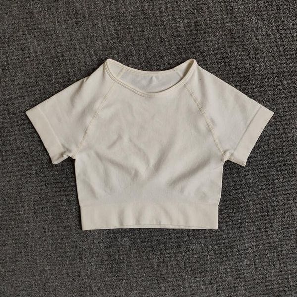 yoga shirts short sleeve solid color vital seamless women fitness crop workout gym clothes sportswear running t-shirts, White;red
yoga shirts short sleeve solid color vital seamless women fitness crop workout gym clothes sportswear running t-shirts, White;red