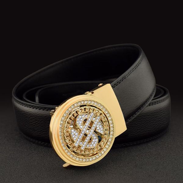 belts luxury genuine leather men belt jeans rhinestone metal rotatable buckle business male waistband, Black;brown
belts luxury genuine leather men belt jeans rhinestone metal rotatable buckle business male waistband, Black;brown