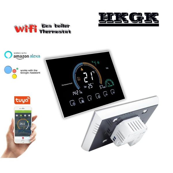 smart home control programming wifi thermostat gas/water boiler,4.6 inch touch screen alexa google voice
smart home control programming wifi thermostat gas/water boiler,4.6 inch touch screen alexa google voice
