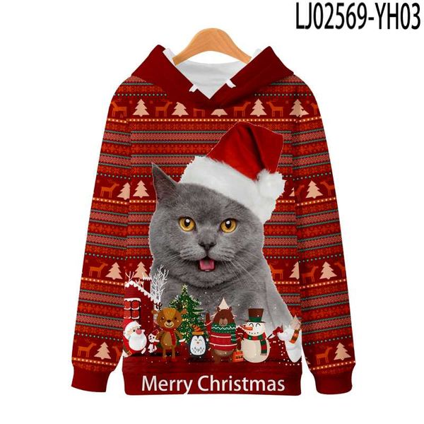 men's hoodies & sweatshirts the latest merry christmas 3d personalized men's/women's hoodie loose clothes street style boys/g, Black
men's hoodies & sweatshirts the latest merry christmas 3d personalized men's/women's hoodie loose clothes street style boys/g, Black