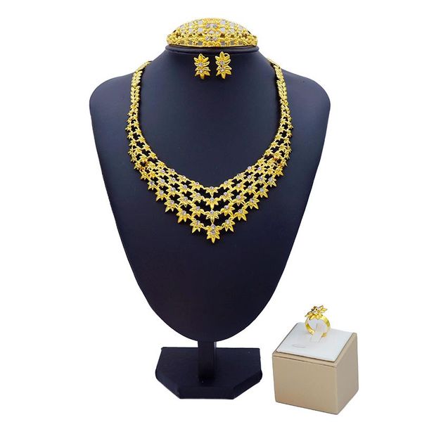 earrings & necklace 2021 fashion exquisite noble gold wholesale nigerian wedding women accessories jewelry set bran w001, Silver
earrings & necklace 2021 fashion exquisite noble gold wholesale nigerian wedding women accessories jewelry set bran w001, Silver