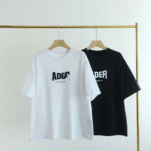 luxury design summer ader fashion three dimensional embroidery letter short t-shirt half sleeve for lovers, White
luxury design summer ader fashion three dimensional embroidery letter short t-shirt half sleeve for lovers, White