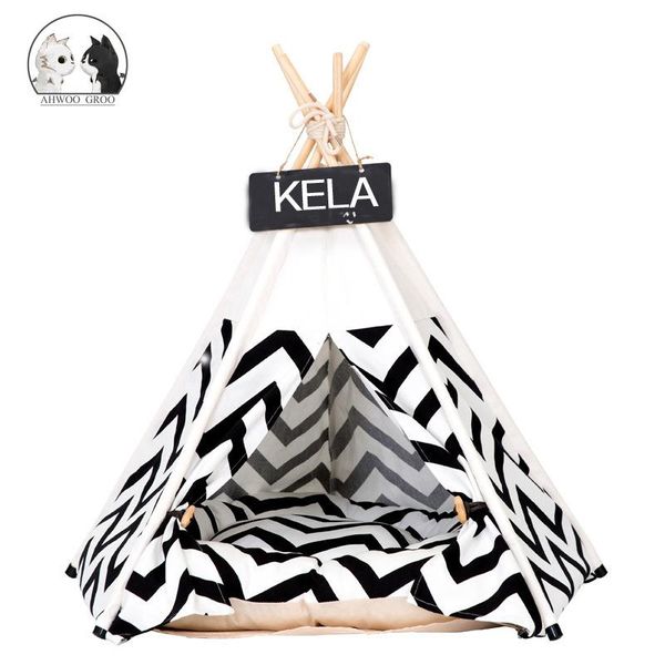 cat beds & furniture stripe portable pet tent nest canvas kitten cone house with thick removable cushion/cat dog outdoor indoor teepee bed
cat beds & furniture stripe portable pet tent nest canvas kitten cone house with thick removable cushion/cat dog outdoor indoor teepee bed