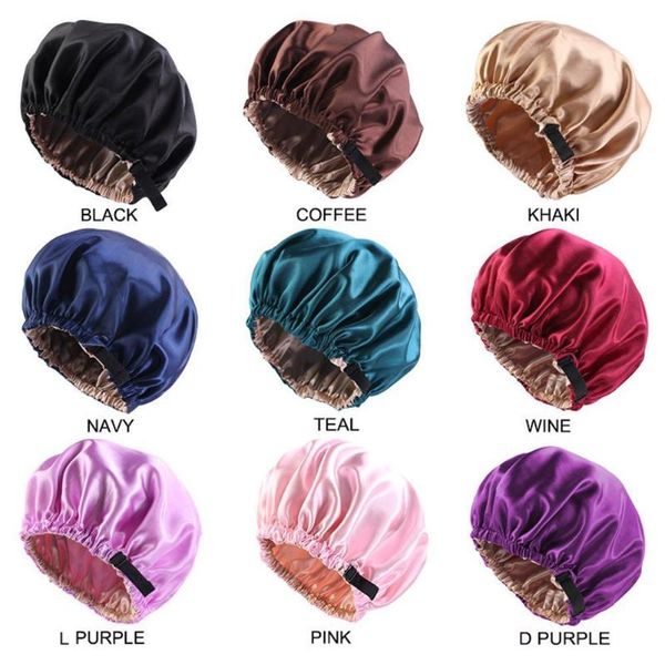 shower caps satin sleep cap double-sided hair adjustable head cover hat care for curly springy bonnet styling accesso
shower caps satin sleep cap double-sided hair adjustable head cover hat care for curly springy bonnet styling accesso