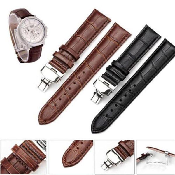 watch bands band strap 12-24mm stainless steel accessories fashion buckle belt genuine leather watchband butterfly clasp, Black;brown
watch bands band strap 12-24mm stainless steel accessories fashion buckle belt genuine leather watchband butterfly clasp, Black;brown