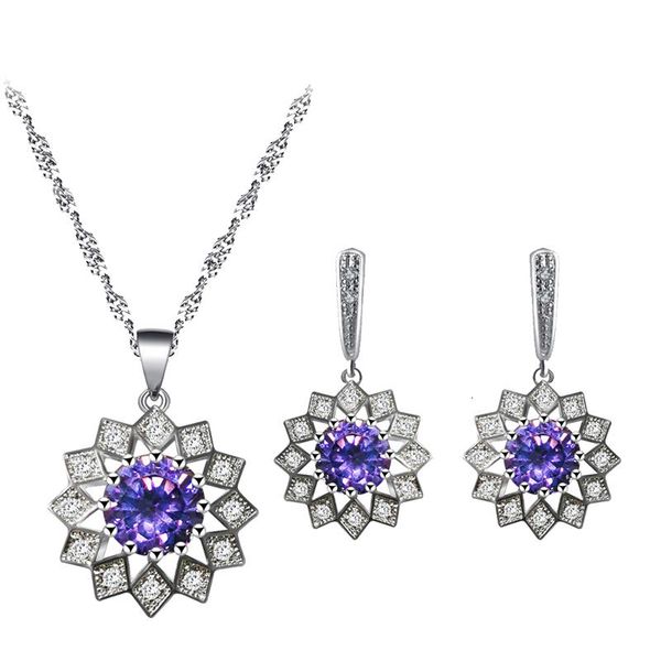earrings & necklace silver plated purple zircon pendant jewelry set fashion classic business gift js833
earrings & necklace silver plated purple zircon pendant jewelry set fashion classic business gift js833