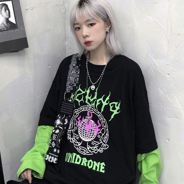 korean ins hip hop ulzzang tee print dropshipping punk street vintage harajuku camisas black fake two clothes women tshirt, White
korean ins hip hop ulzzang tee print dropshipping punk street vintage harajuku camisas black fake two clothes women tshirt, White
