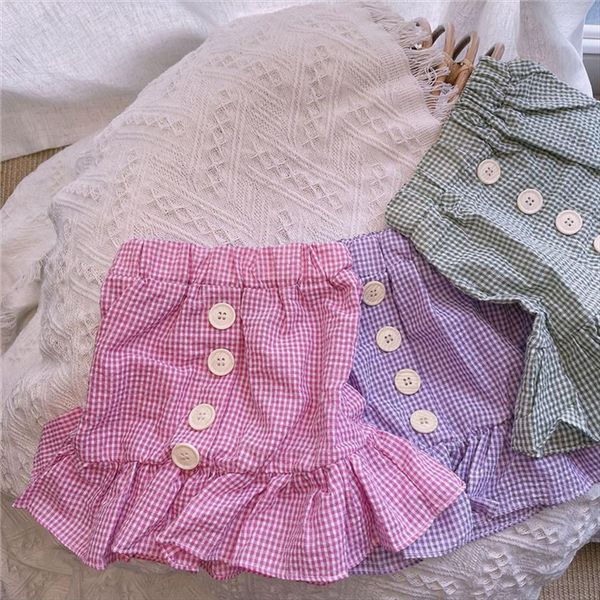 1 7y fashion toddler baby womens skirts girls spring summer princess high waist plaid button teens kids children clothing, Blue
1 7y fashion toddler baby womens skirts girls spring summer princess high waist plaid button teens kids children clothing, Blue